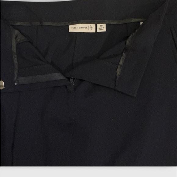 Susan Graver Pants - Susan Graver Black Woven Pants